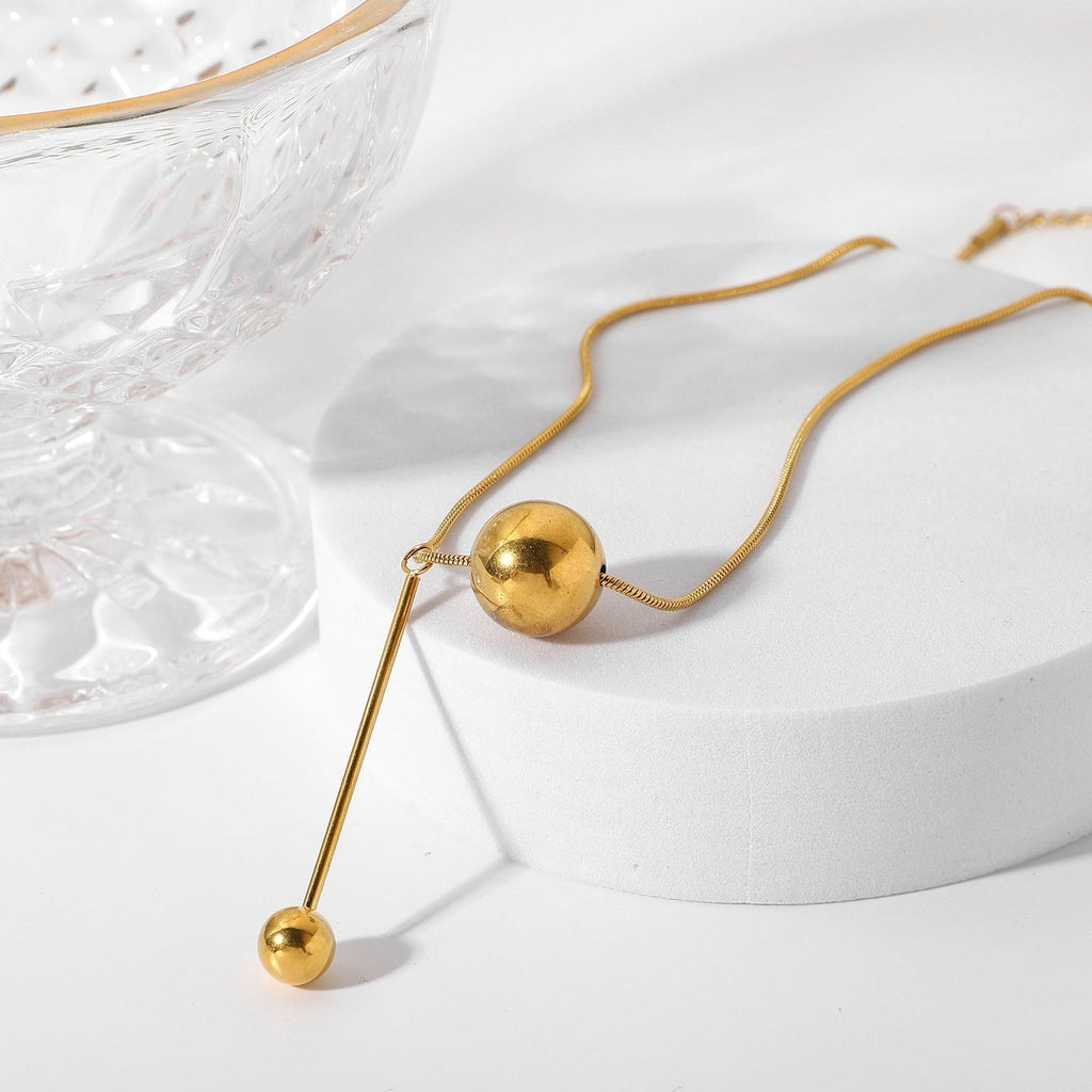 Rosher Ball Pendant Necklace