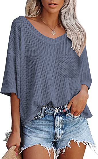 Patched Pocket Top