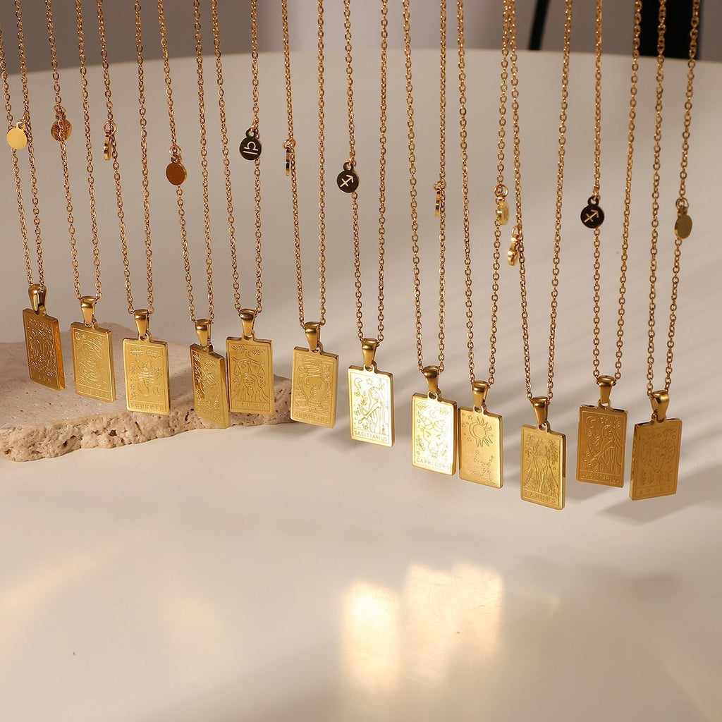 Taurus Zodiac Pendant Necklace