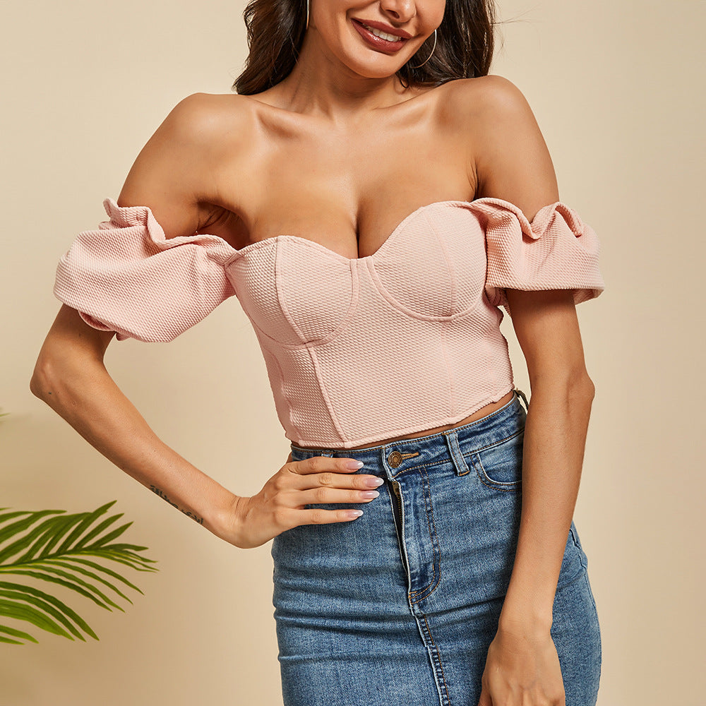 PUFF TUBE SHOULDER TOP