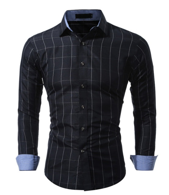 Classic Plaid Mens Shirt
