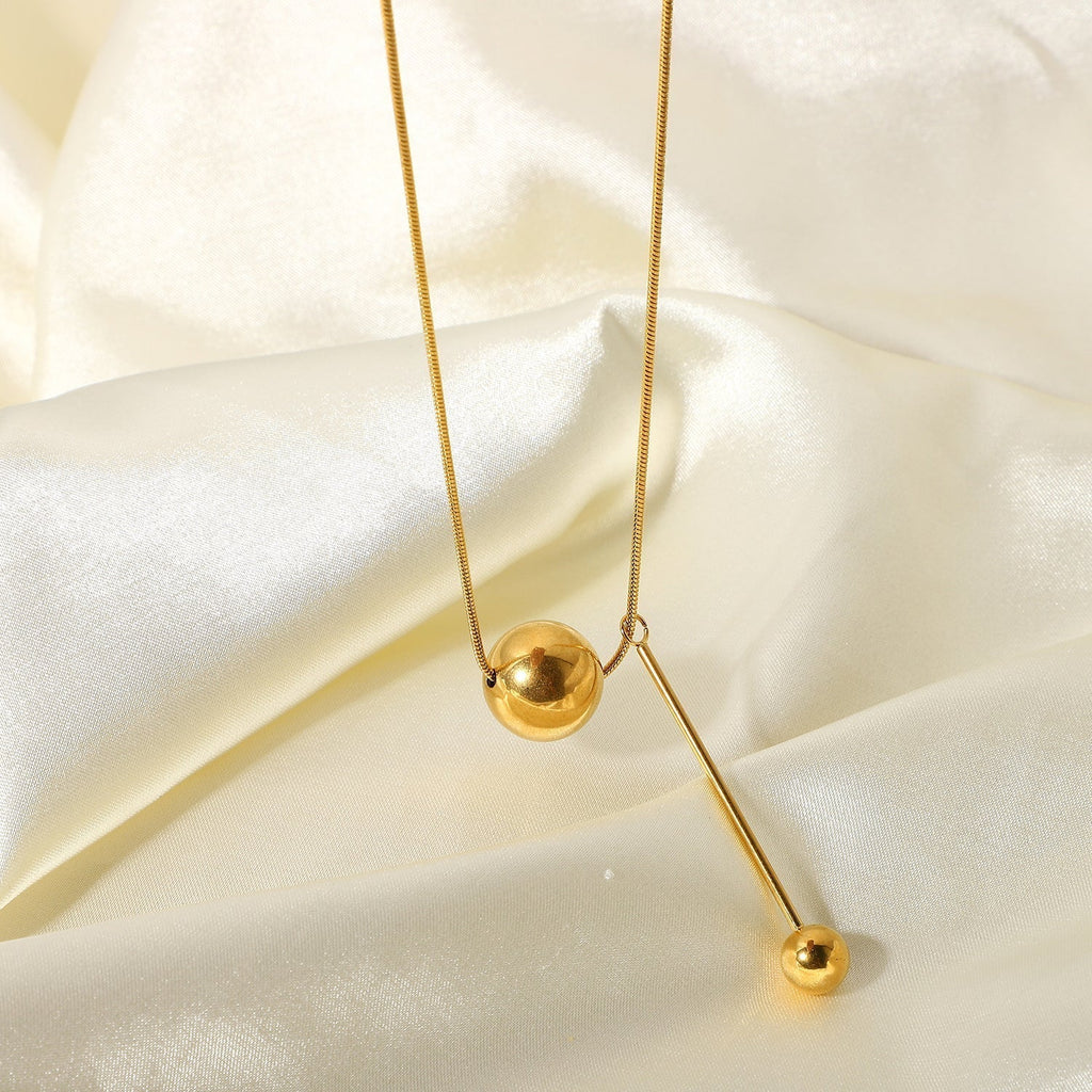 Rosher Ball Pendant Necklace