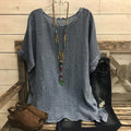CASUAL LOOSE LINEN TOP