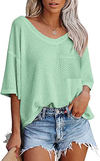 Patched Pocket Top