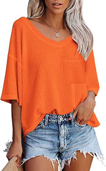 Patched Pocket Top