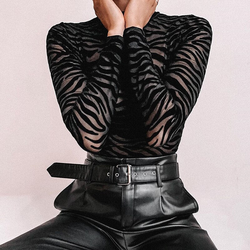 Mesh Transparent Bodysuit