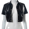 Summer Pu Faux Leather Button