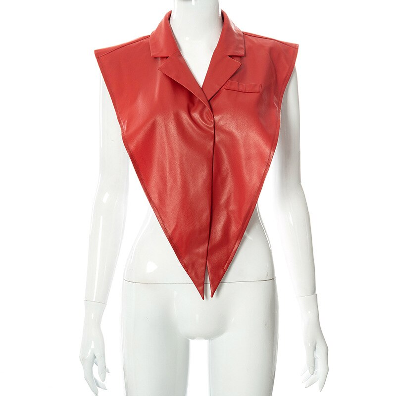 V Cropped Vest