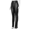 High Waist Leather Pants