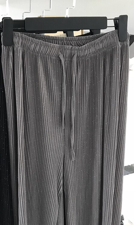 Casual Elastic High Waist Loose Pants