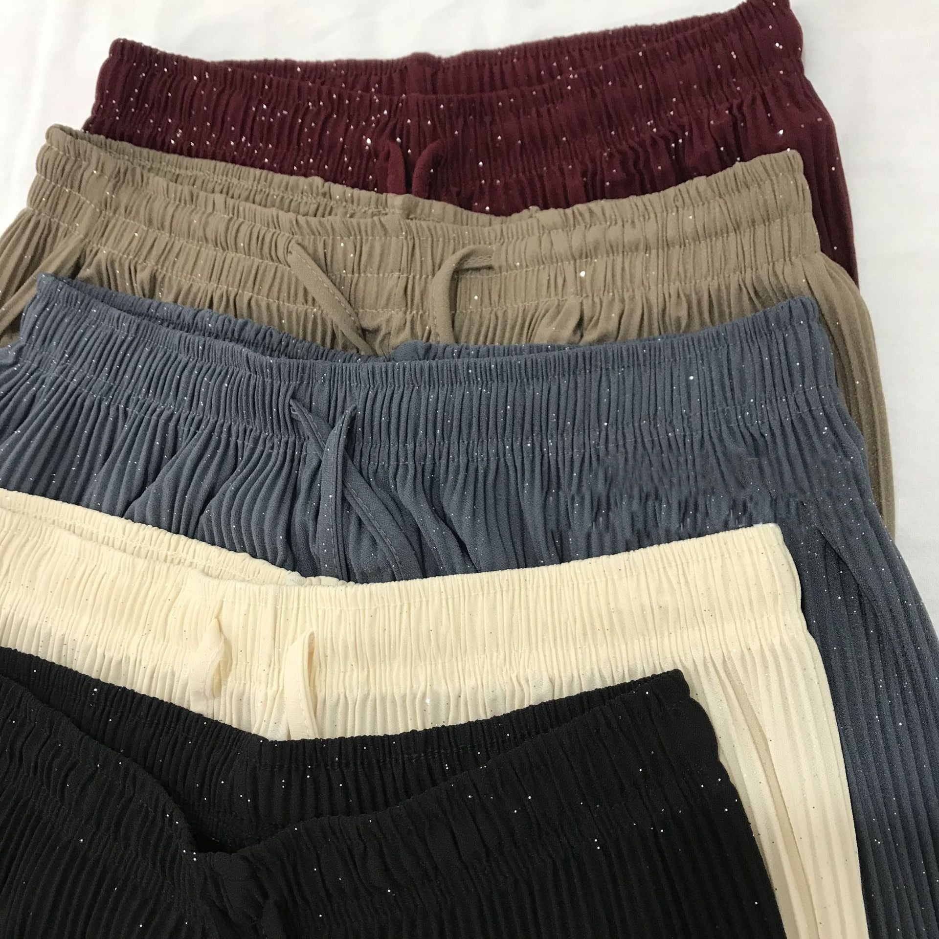 Casual Elastic High Waist Loose Pants