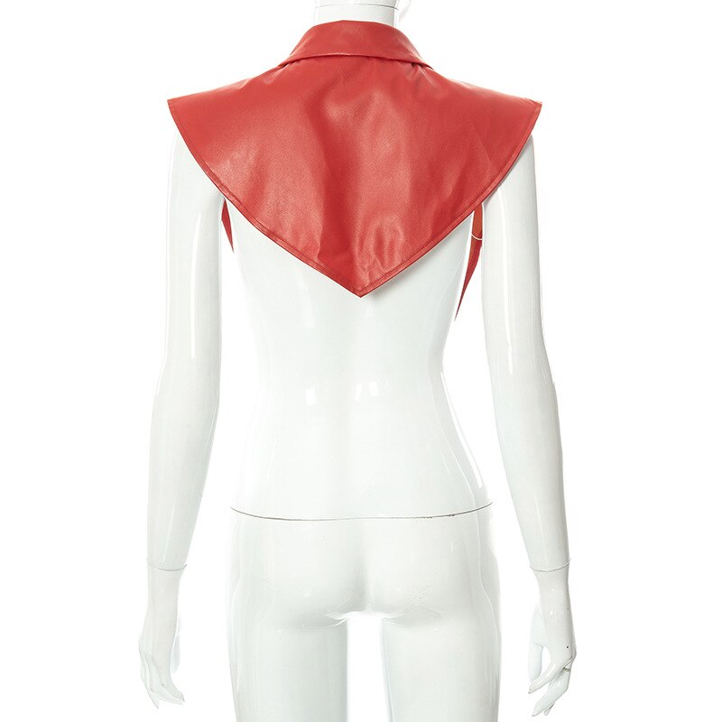 V Cropped Vest