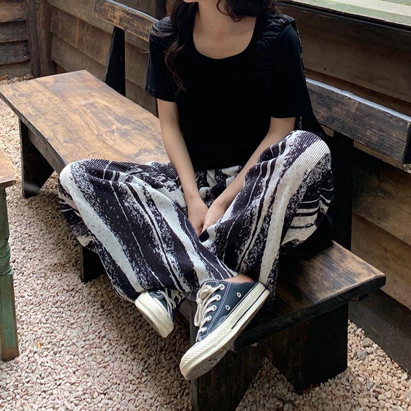 Pleated Soft High Waisted Pants