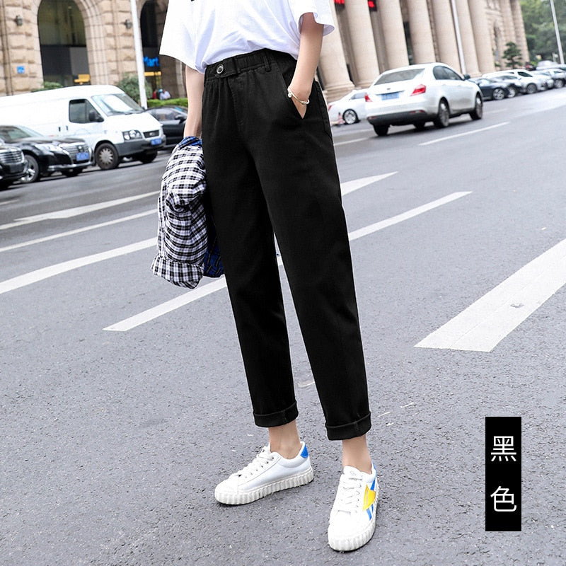 High waist Casual Pants
