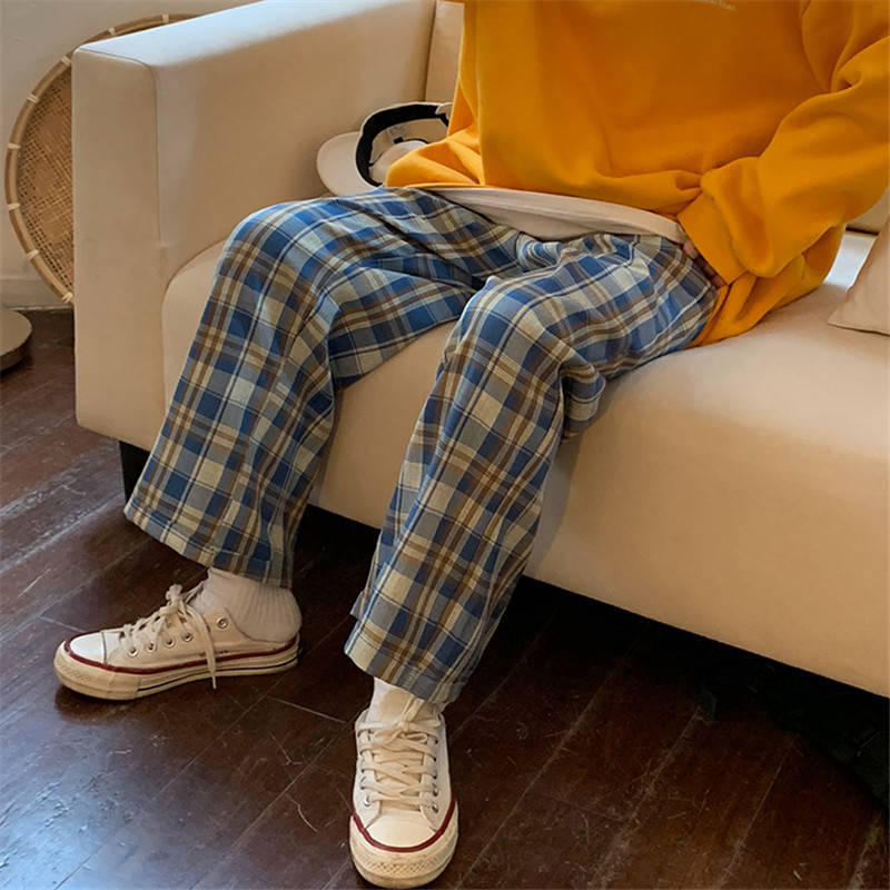 Oversize Checkered Pants