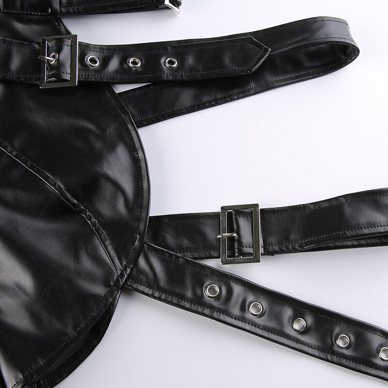 Punk Style Crop Tops