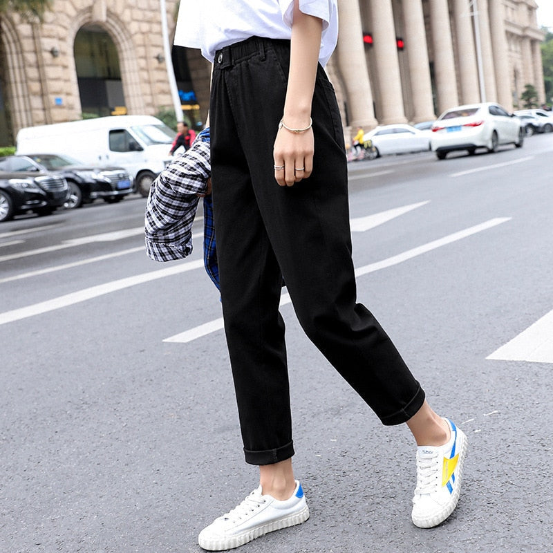 High waist Casual Pants
