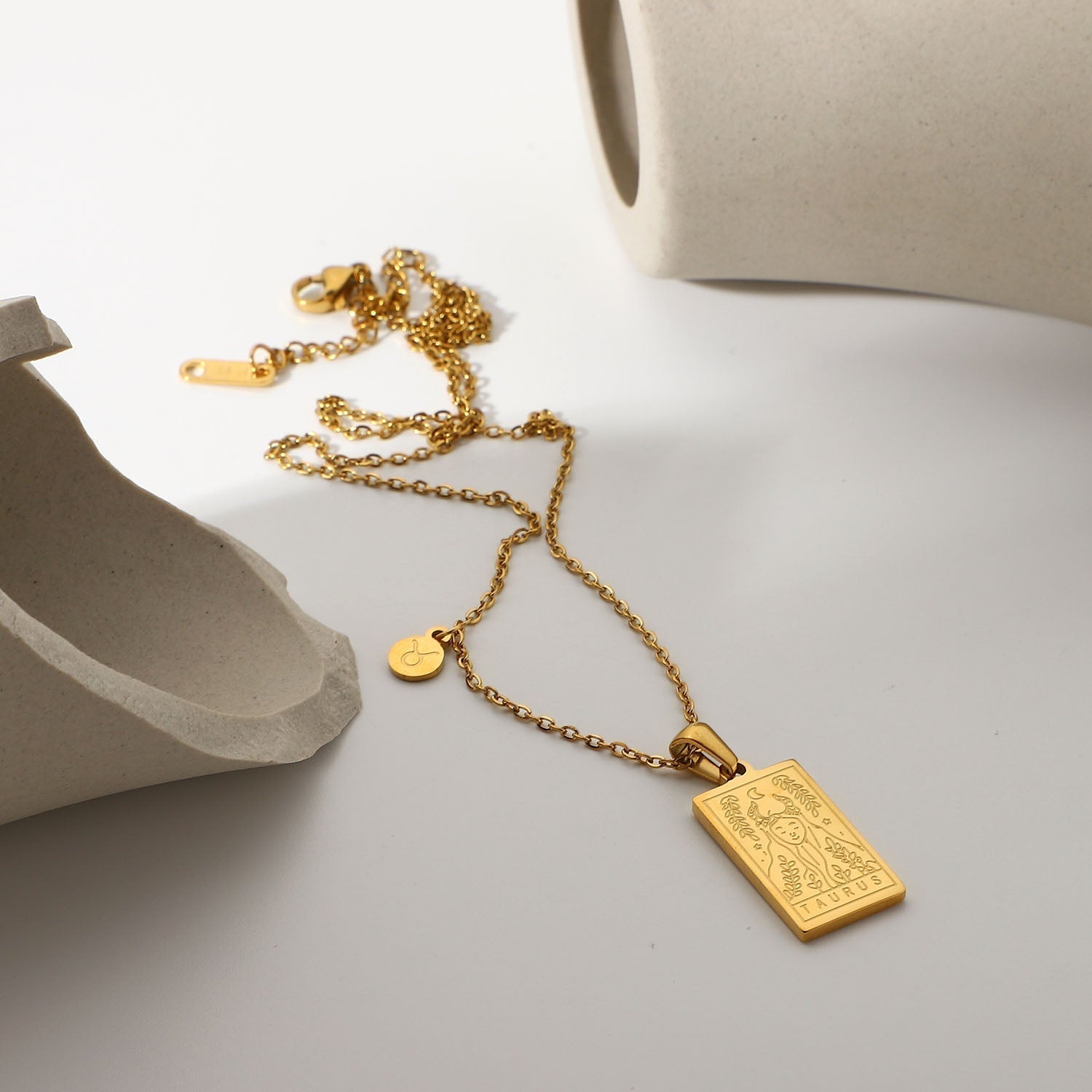 Taurus Zodiac Pendant Necklace