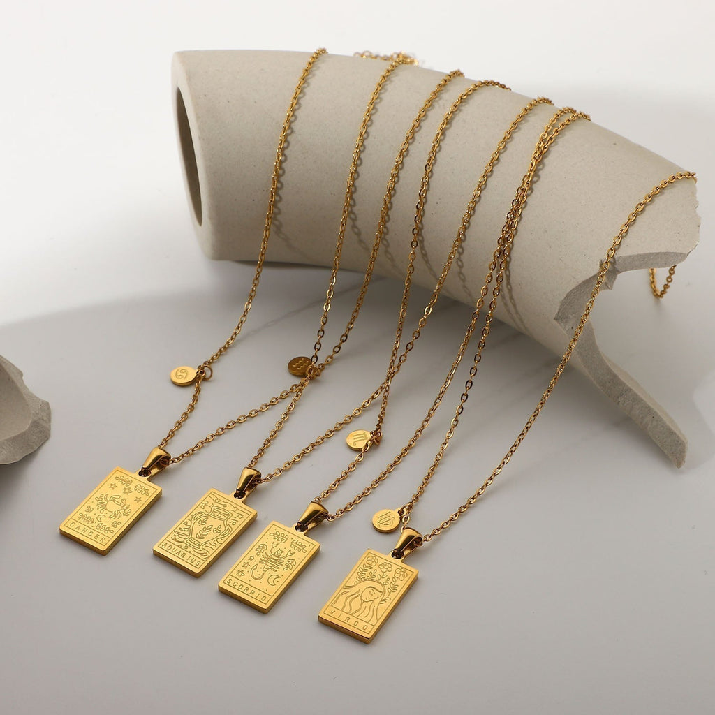 Taurus Zodiac Pendant Necklace