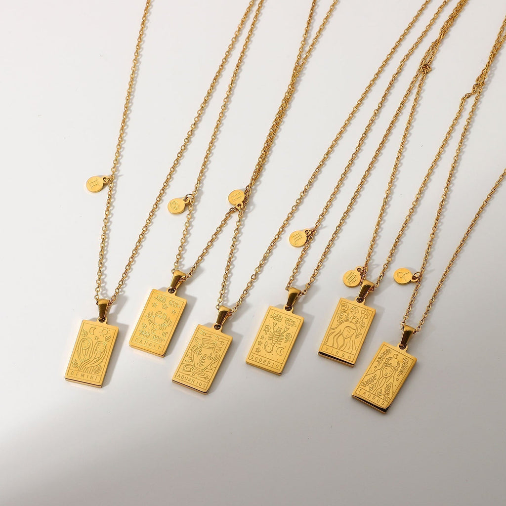Taurus Zodiac Pendant Necklace