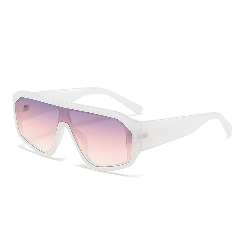 New One-piece Large Frame Fashion Sunglasses For Women