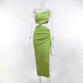 Hollow Out Summer Sleeveless Backless Dresses