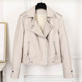 Slim Cool Sweet PU leather jacket