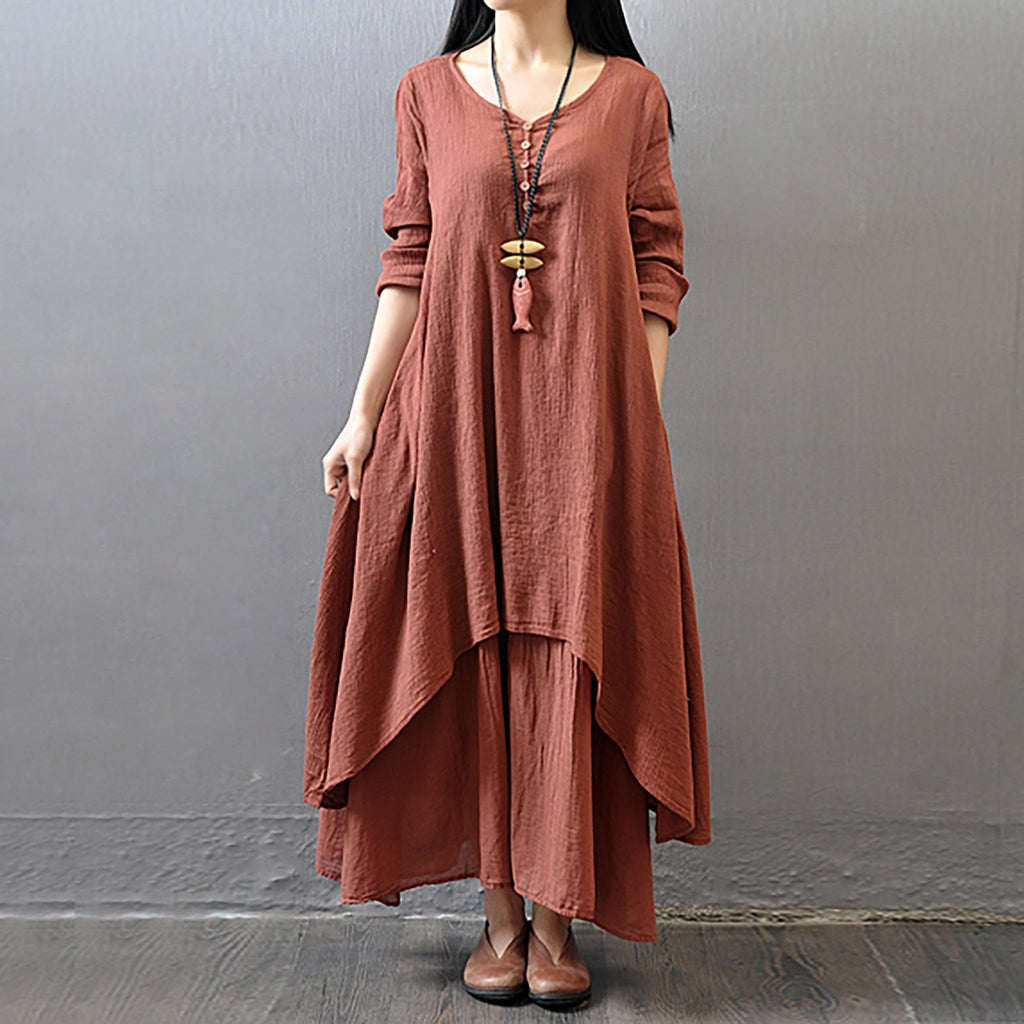 Linen Loose Long Dress