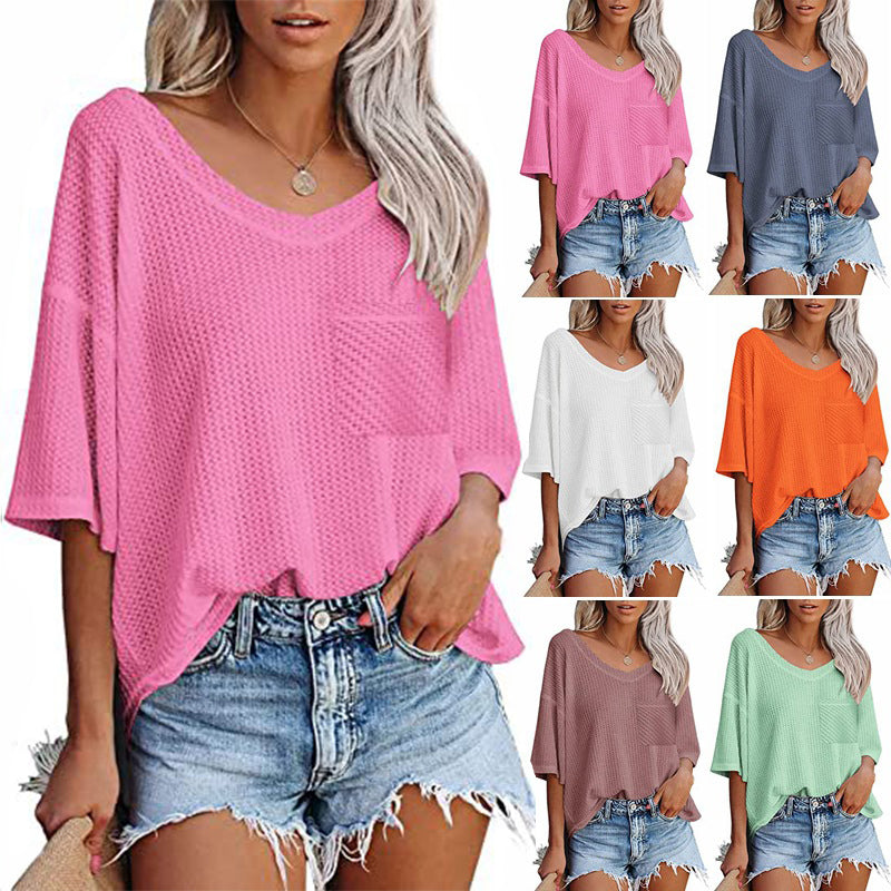 Patched Pocket Top