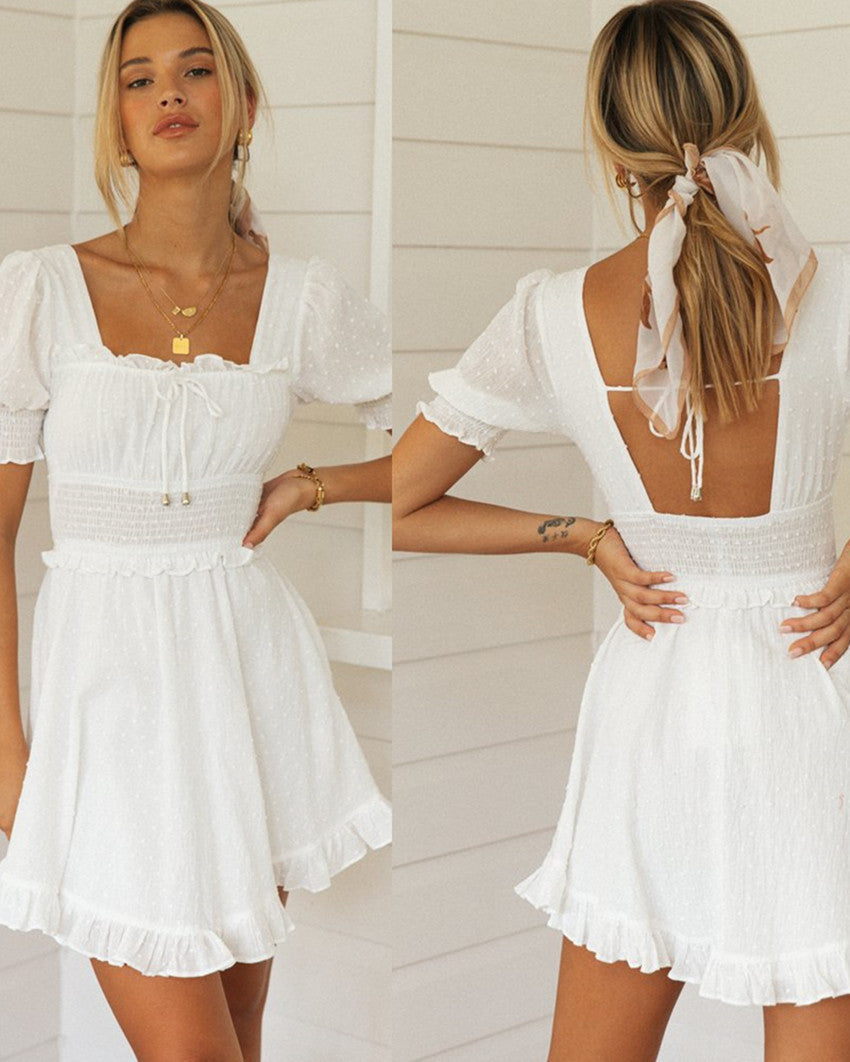 Classy White Dress