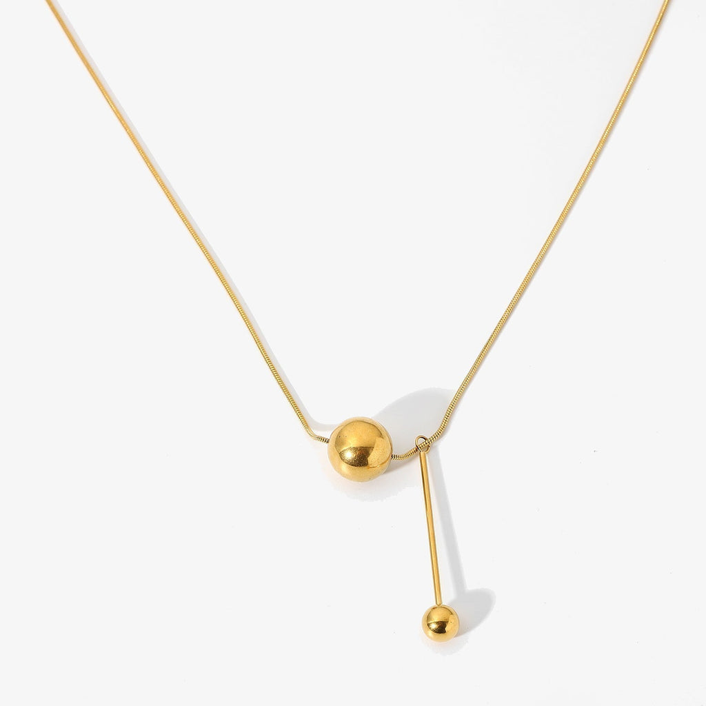 Rosher Ball Pendant Necklace