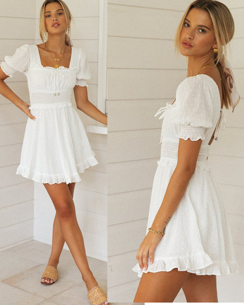 Classy White Dress