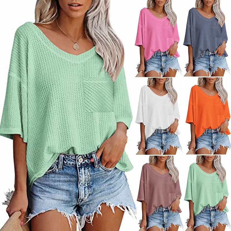 Patched Pocket Top