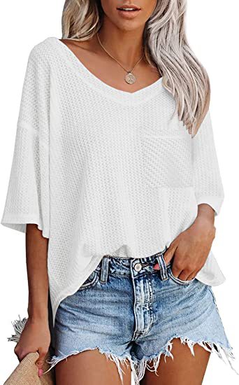 Patched Pocket Top