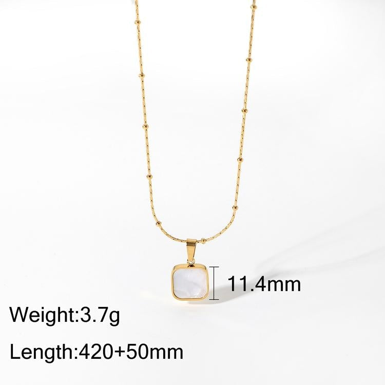 Pixi Shell Pendant Choker Necklace